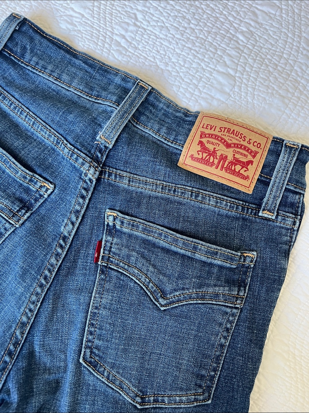 Levi's Boot Cut Classic Indigo Blue Jeans